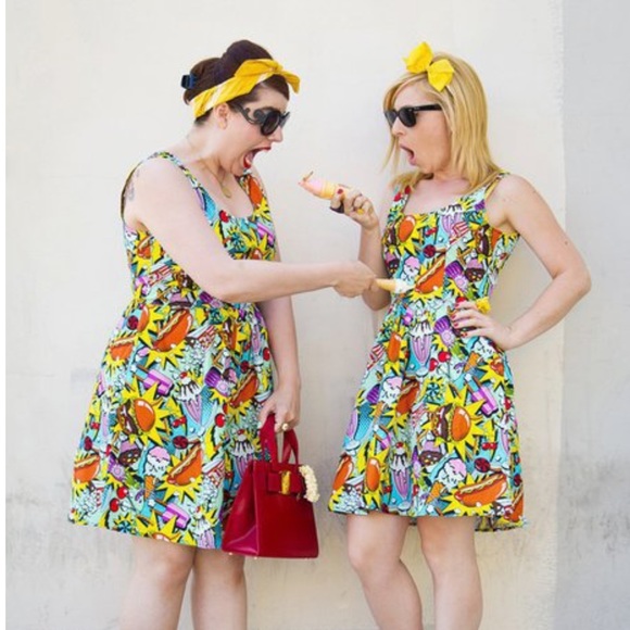 ModCloth Good Enough To Eat Skater Dress New - Picture 5 of 8